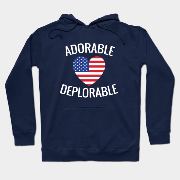 Adorable Deplorable Hoodie by Teezer79